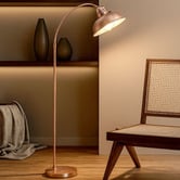 Luminea Dax 1 Light Metal Floor Lamp
