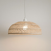 Luminea Abigail Rattan Pendant Light