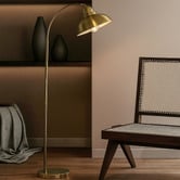 Luminea Dax 1 Light Metal Floor Lamp