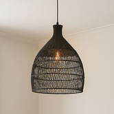 Luminea Downs Rattan Pendant Light