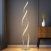Luminea Hadley Gold Iron Aluminium Floor Lamp