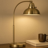 Luminea Dax Metal Table Lamp