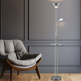 Luminea Eliseo Iron Torchiere Floor Lamp
