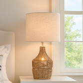 Luminea Harrell Hemp Rope Table Lamp