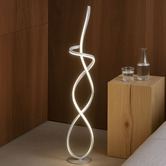 Luminea Taya Metal Abstract LED Floor Lamp