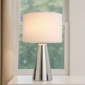 Luminea Brodie Iron Linen Table Lamp