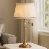 Luminea Clements Metal Swing Arm Table Lamp