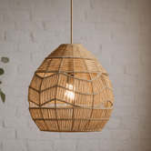 Luminea Harrell Rattan Pendant Light
