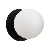 Luminea Lassie Opal Frosted Glass Warm White LED Outdoor Wall Light