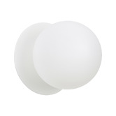 Luminea Lassie Opal Frosted Glass Warm White LED Outdoor Wall Light