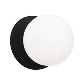 Luminea Lassie Opal Frosted Glass Cool White LED Outdoor Wall Light