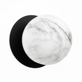 Luminea Lassie Marble Opal Glass Cool White LED Outdoor Wall Light