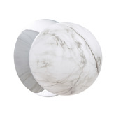 Luminea Lassie Marble Opal Glass Warm White LED Outdoor Wall Light
