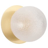 Luminea Lassie Diamond Cut Glass Warm White LED Outdoor Wall Light