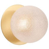 Luminea Lassie Diamond Cut Glass Warm White LED Outdoor Wall Light