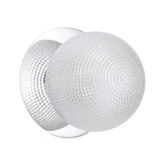 Luminea Lassie Diamond Cut Glass Warm White LED Outdoor Wall Light