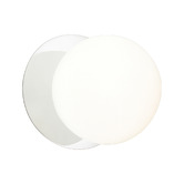 Luminea Lassie Opal Frosted Glass Cool White LED Outdoor Wall Light