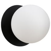 Luminea Lassie Opal Frosted Glass Warm White LED Outdoor Wall Light