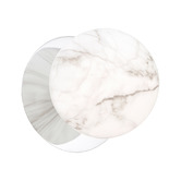 Luminea Lassie Marble Opal Glass Cool White LED Outdoor Wall Light