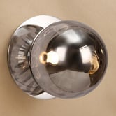 Luminea Lassie Molten Ripple Glass Warm White LED Outdoor Wall Light