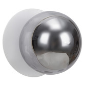 Luminea Lassie Molten Ripple Glass Warm White LED Outdoor Wall Light