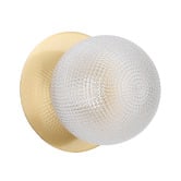 Luminea Lassie Diamond Cut Glass Warm White LED Outdoor Wall Light