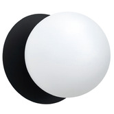 Luminea Lassie Opal Frosted Glass Cool White LED Outdoor Wall Light
