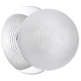 Luminea Lassie Diamond Cut Glass Warm White LED Outdoor Wall Light