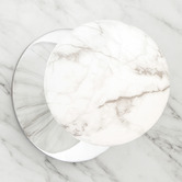 Luminea Lassie Marble Opal Glass Cool White LED Outdoor Wall Light