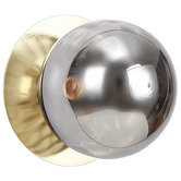 Luminea Lassie Molten Ripple Glass Warm White LED Outdoor Wall Light