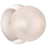 Luminea Lassie Diamond Cut Glass Warm White LED Outdoor Wall Light