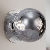 Luminea Lassie Molten Ripple Glass Cool White LED Outdoor Wall Light
