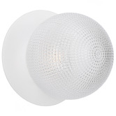 Luminea Lassie Diamond Cut Glass Warm White LED Outdoor Wall Light