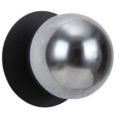 Luminea Lassie Molten Ripple Glass Cool White LED Outdoor Wall Light