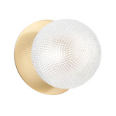 Luminea Lassie Diamond Cut Glass Cool White LED Outdoor Wall Light
