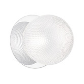 Luminea Lassie Diamond Cut Glass Cool White LED Outdoor Wall Light