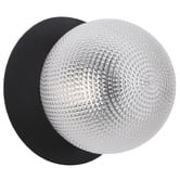 Luminea Lassie Diamond Cut Glass Warm White LED Outdoor Wall Light
