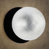 Luminea Lassie Diamond Cut Glass Cool White LED Outdoor Wall Light