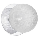 Luminea Lassie Diamond Cut Glass Cool White LED Outdoor Wall Light