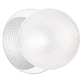 Luminea Lassie Diamond Cut Glass Cool White LED Outdoor Wall Light