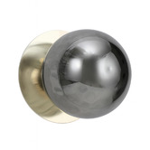 Luminea Lassie Molten Ripple Glass Cool White LED Outdoor Wall Light