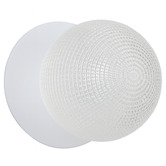 Luminea Lassie Diamond Cut Glass Cool White LED Outdoor Wall Light