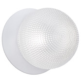 Luminea Lassie Diamond Cut Glass Cool White LED Outdoor Wall Light