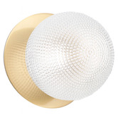 Luminea Lassie Diamond Cut Glass Cool White LED Outdoor Wall Light
