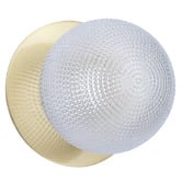 Luminea Lassie Diamond Cut Glass Cool White LED Outdoor Wall Light