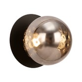 Luminea Lassie Molten Ripple Glass Warm White LED Outdoor Wall Light