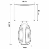 Luminea Leonard Ceramic Table Lamps
