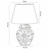 Luminea Campbell Ceramic Table Lamp