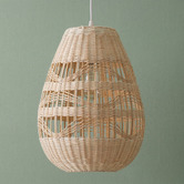 Luminea Avery Rattan Pendant Light