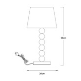 Luminea Shania Iron Table Lamp